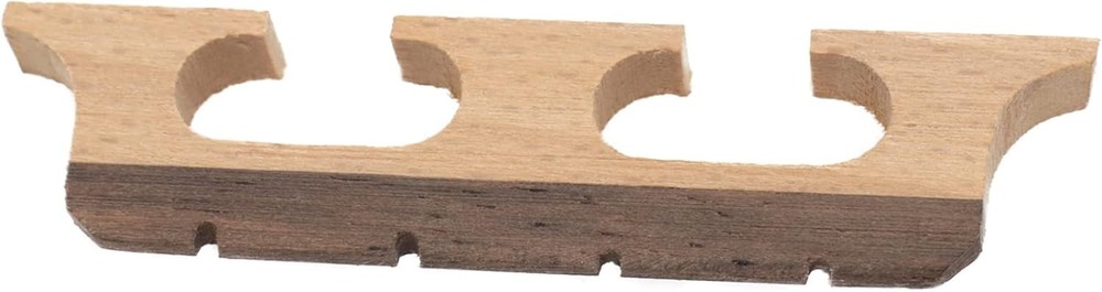 4-String Banjo Bridge, Ebony Maple Banjo Bridge Replacement Composite with Dual-