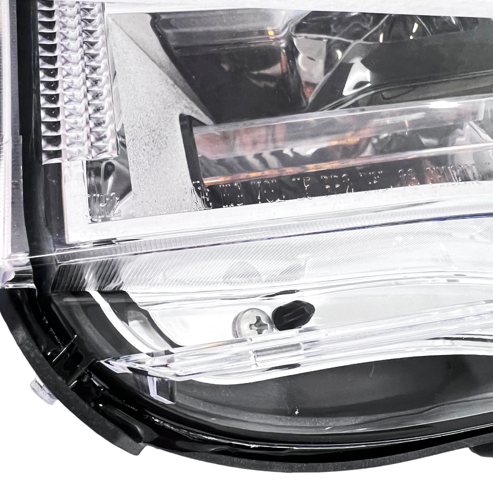 For 2017-2019 GMC Acadia Driver Side Halogen Headlight (Chrome , w/ LED DRL) LH