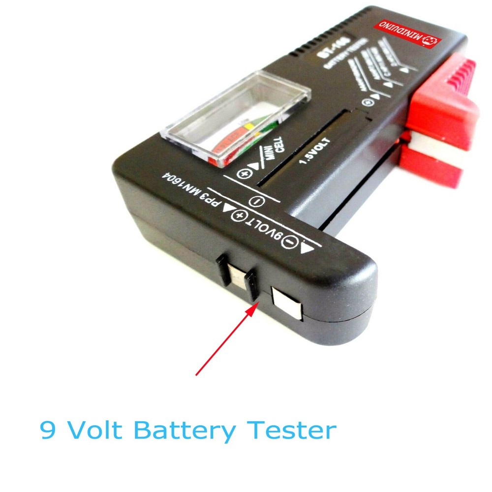 Universal Digital LCD Battery Checker Volt Tester Cell AA AAA C D 9V Button