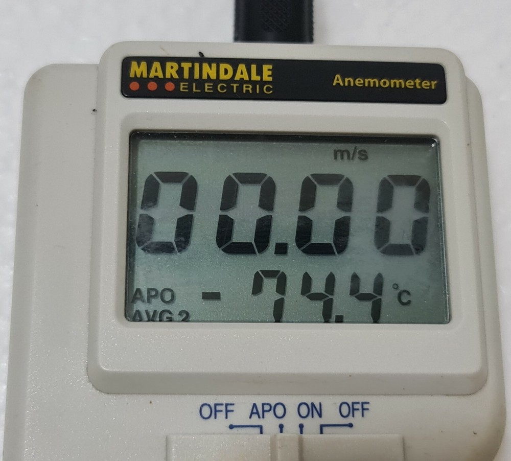MARTINDALE AV90 ANEMOMETER w/ EXTERNAL PROBE 13001118