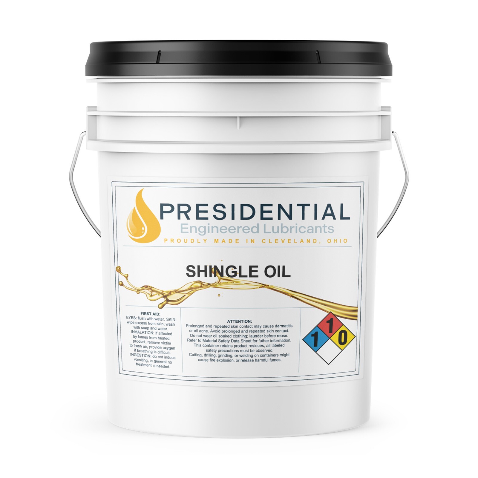 Presidential Shingle Oil | Indoor & Outdoor Wood Sealant & Waterproofer | 5 Gal