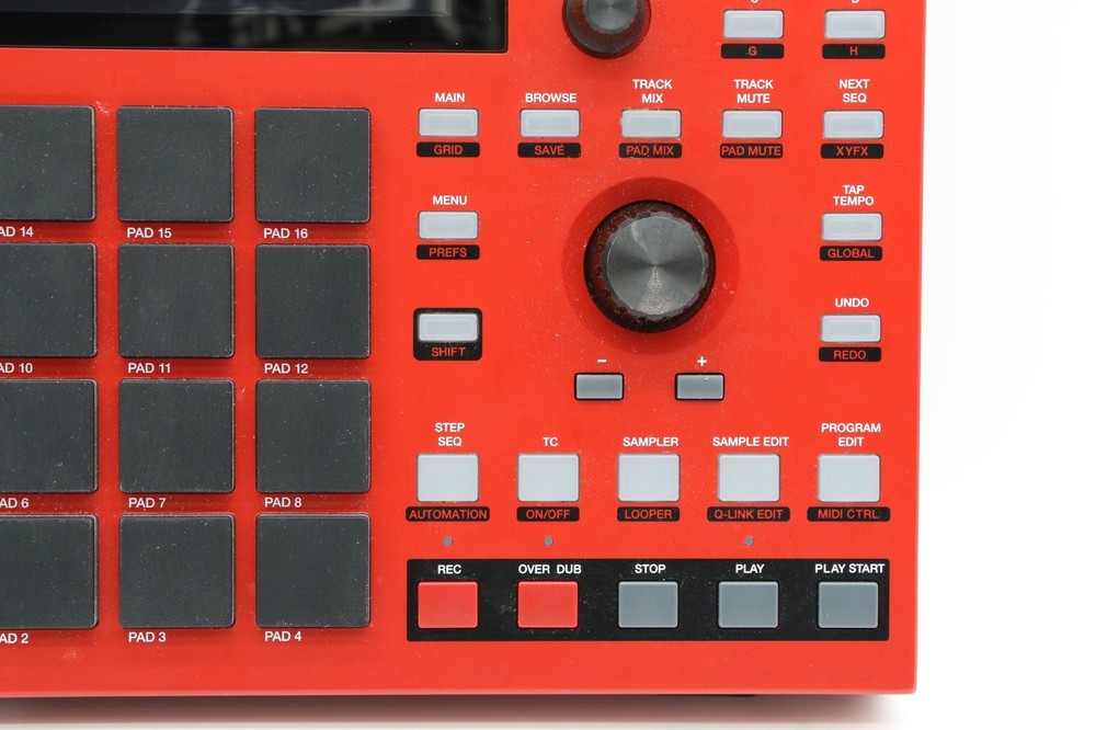 Akai Professional MPC One Plus + Drum Machine Sampler - Red