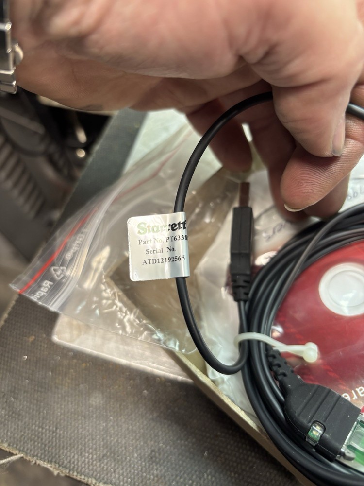 Starrett Interface Cable PT63388 &Program CD Used ToCalibrate798 Digital Caliper