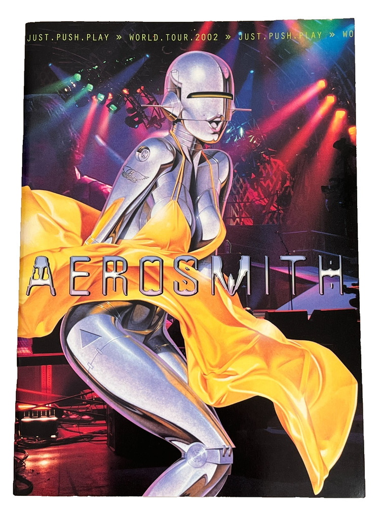 AEROSMITH -JUST,PUSH,PLAY2002 JAPAN TOUR -Tour Book Concert Program