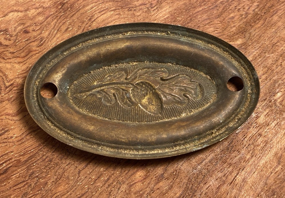 Antique Brass Drawer Pull ,Hepplewhite style,part only#AC