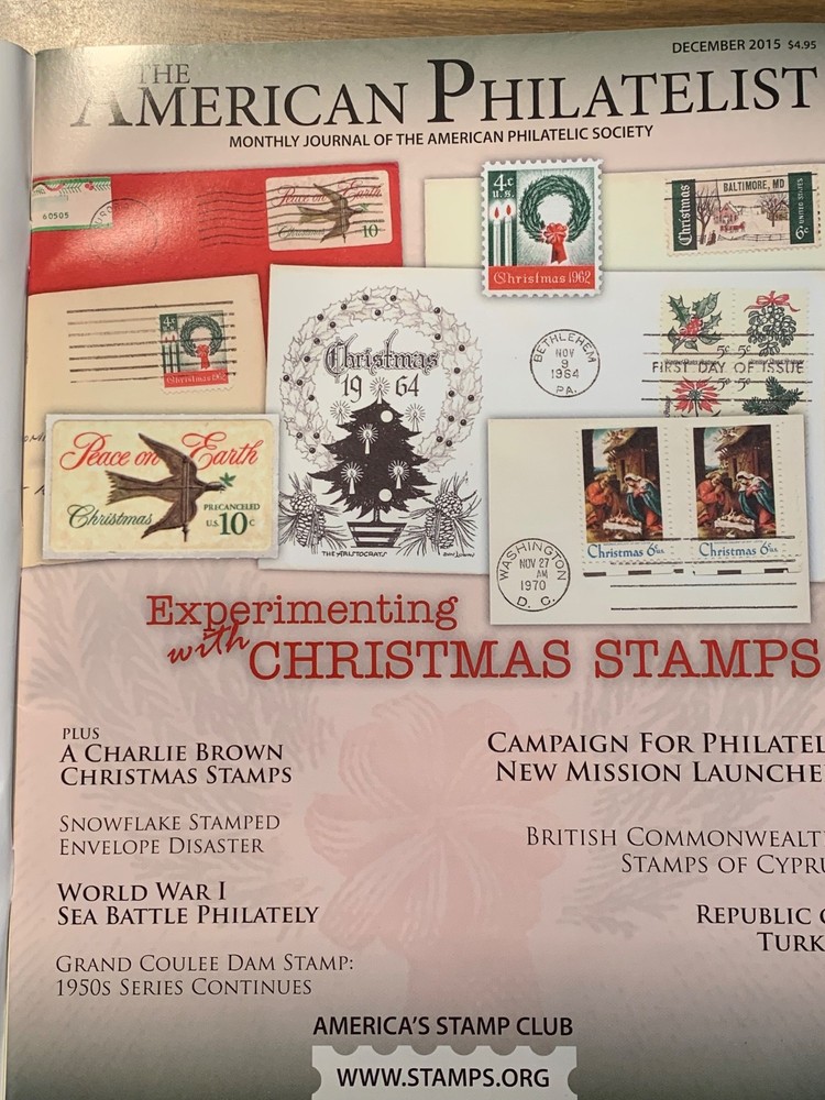 American Philatelist Magazine  2015, December