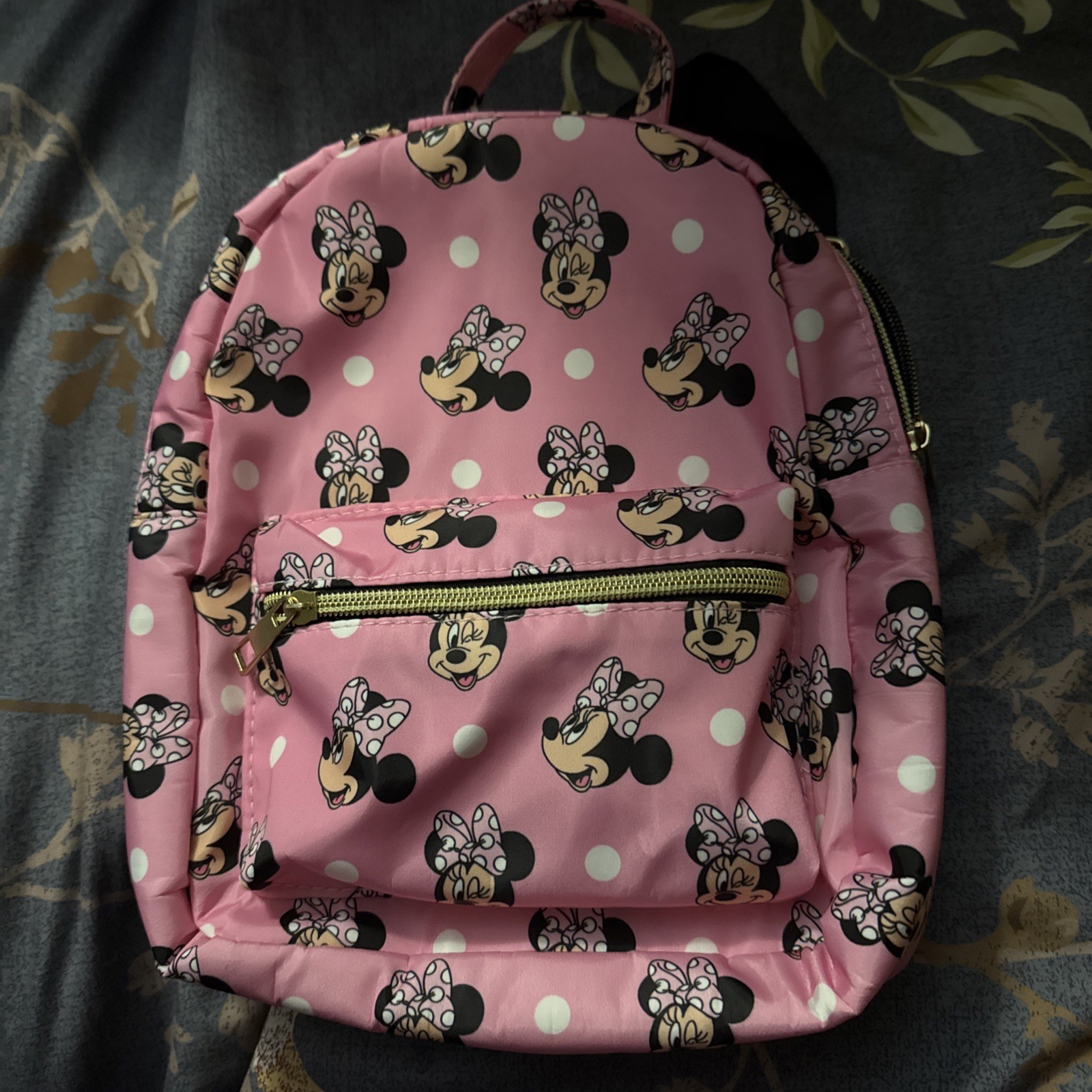 DISNEY MINNIE MOUSE MINI BACKPACK:NWT PINK WITH MINNIE MOUSE