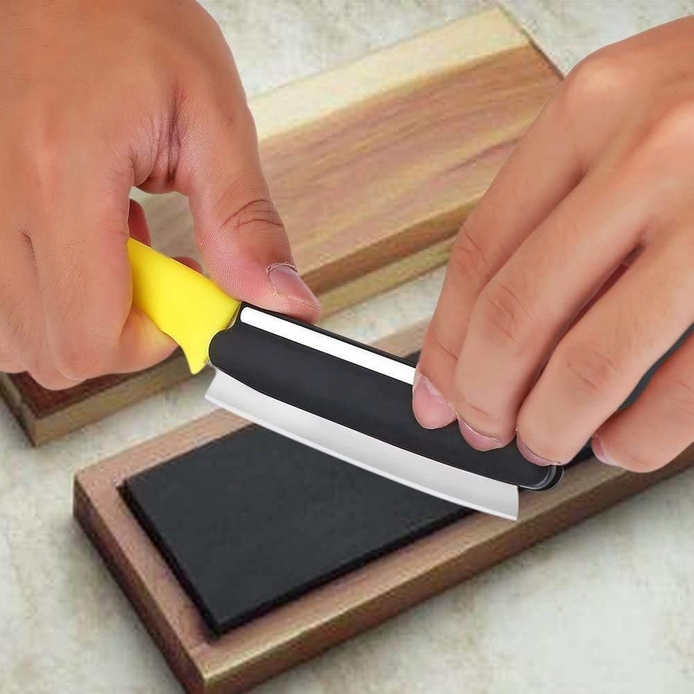 Professional Knife Sharpening Angle Guide for Whetstone – 2 Pack, Non-Slip Cer