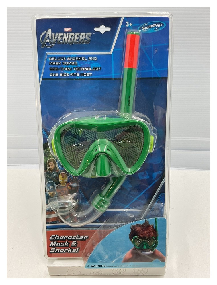 Marvel Avengers Deluxe Snorkel and Mask Set