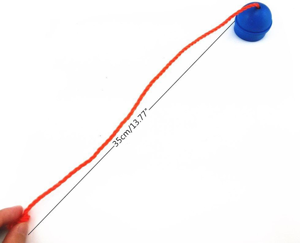 3Pcs Mix Color Rubber Pool Table Billiard Cue Chalk Holders with String