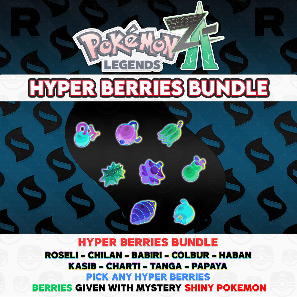 Hyper Berries Bundle  - Pokemon Legends ZA - Pick Any Hyper Berries