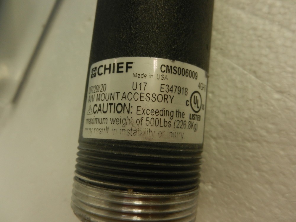 Chief CMS440 DROP Ceiling Projector Mount, RSMA000 + Adjustable Column CMS006009