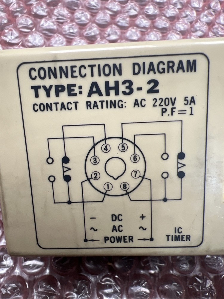 NOS ANLY AH3-2 IC Timer 110 Volts