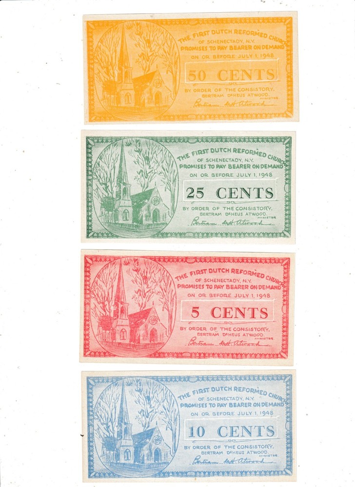 FIRST  DUTCH  REFORMED  CHURCH  FOUR  NOTES  1948
