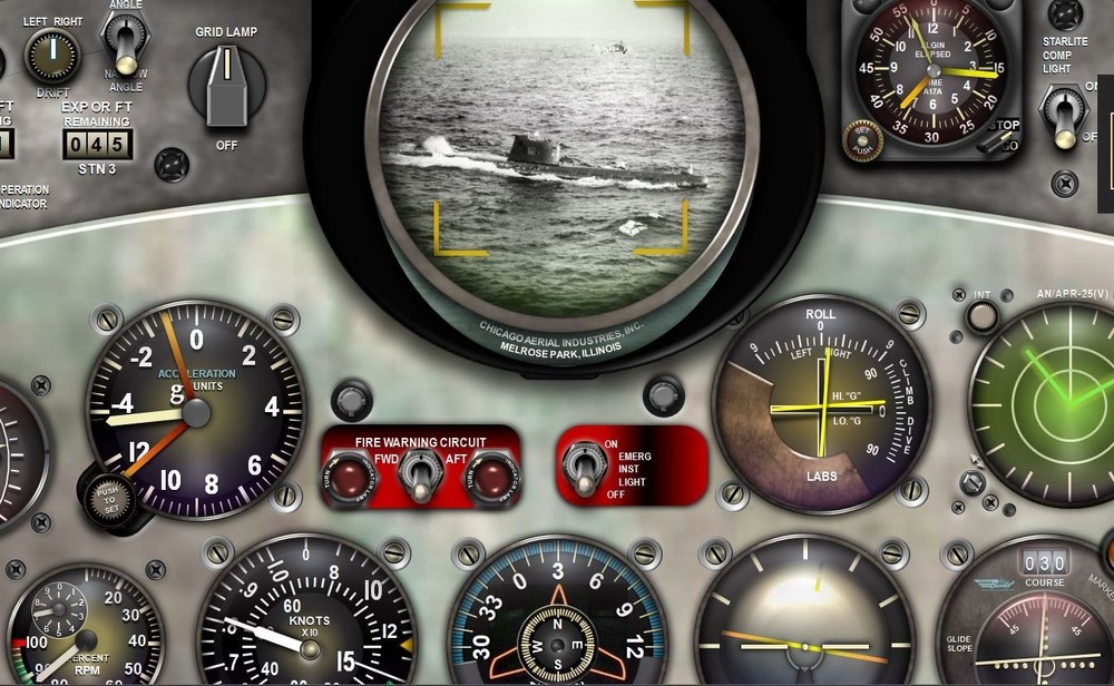 F9F PANTHER & COUGAR COCKPIT instrument panel CDkit