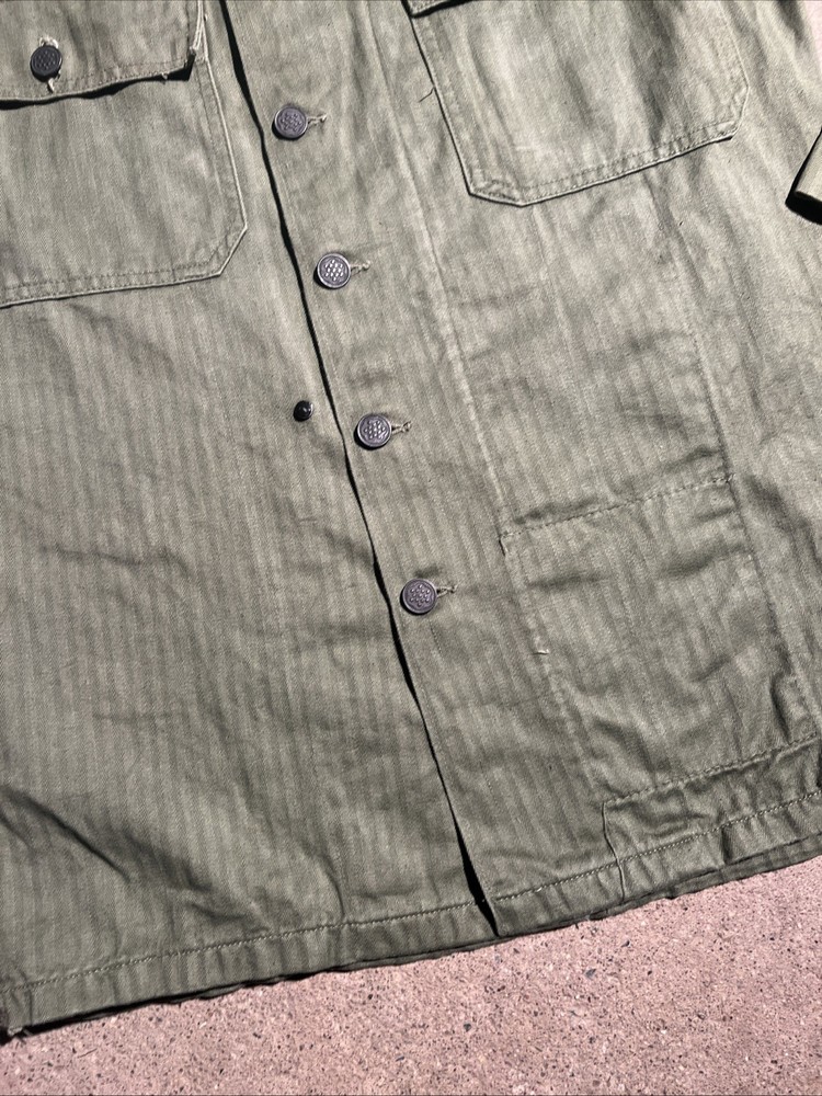 WW2 US Army HBT Jacket Good Condition 1945 Dated (FF505