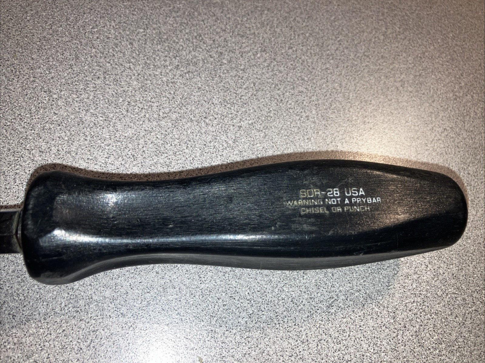 Williams Tools SDR-28 Slotted Screwdriver 8" Blade 3/8" Flat Tip Black Handle