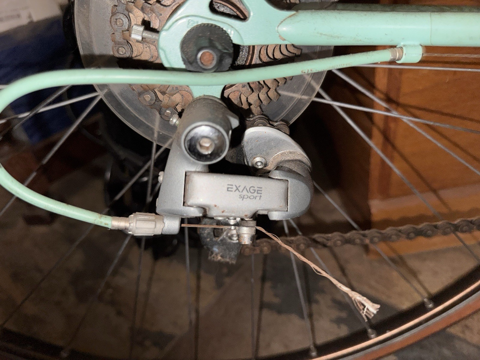 Bianchi Sport SX Vintage Racing Bike Celeste Green Steel Frame 700C Wheels