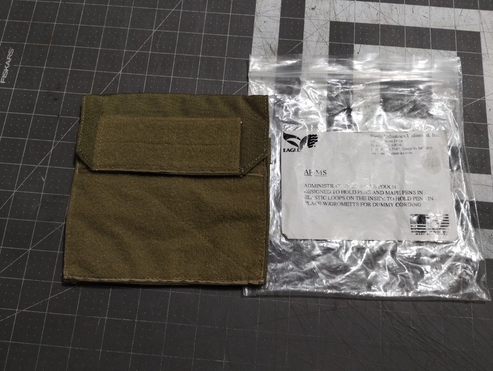 Eagle Industries AP-MS-KH, Khaki Admin Pouch NOS