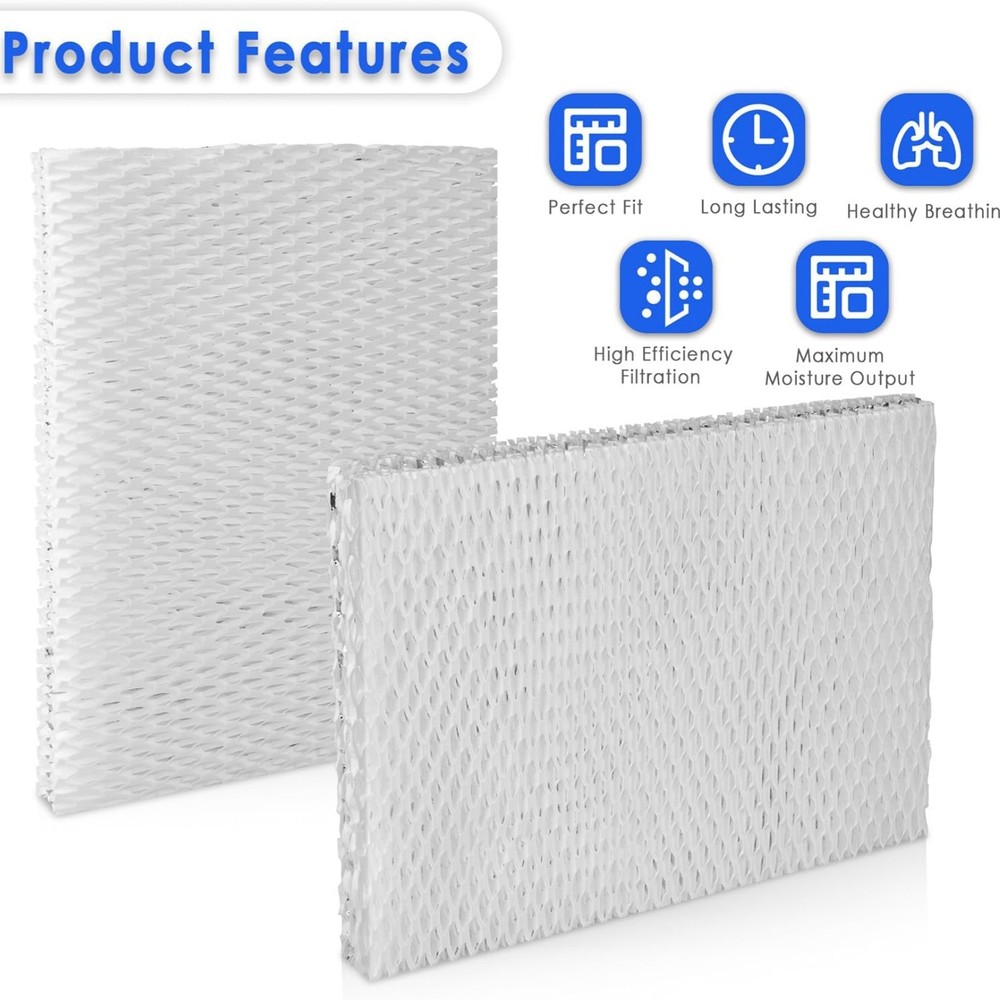 For Vornado Wick Pad Filter Replacement 2 Pack for MD1-0034 EVDC300 EVDC500