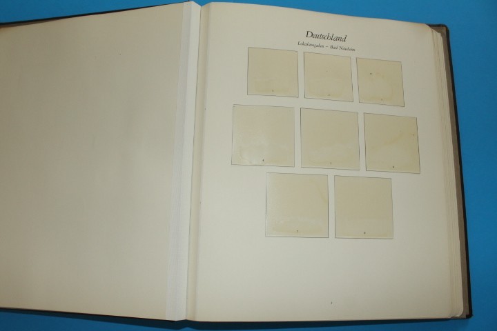Germany Locals 1945 Hingeless Borek Specialty Springback Album BlueLakeStamps