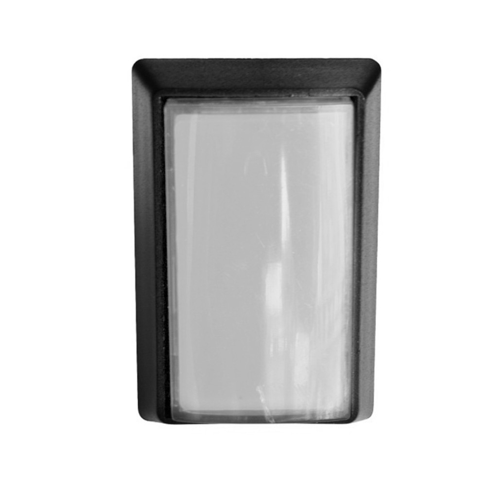 1Pc White Arcade Square Rectangle Buttons LED Push Illumilated w/h Microswitch-