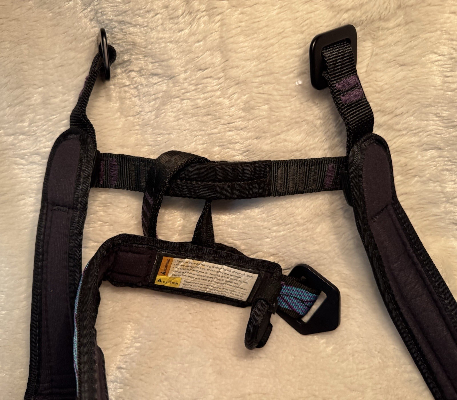 REI® Vintage 90’s Mountain Rock Climbing Harness - Women's Small Teal Purple