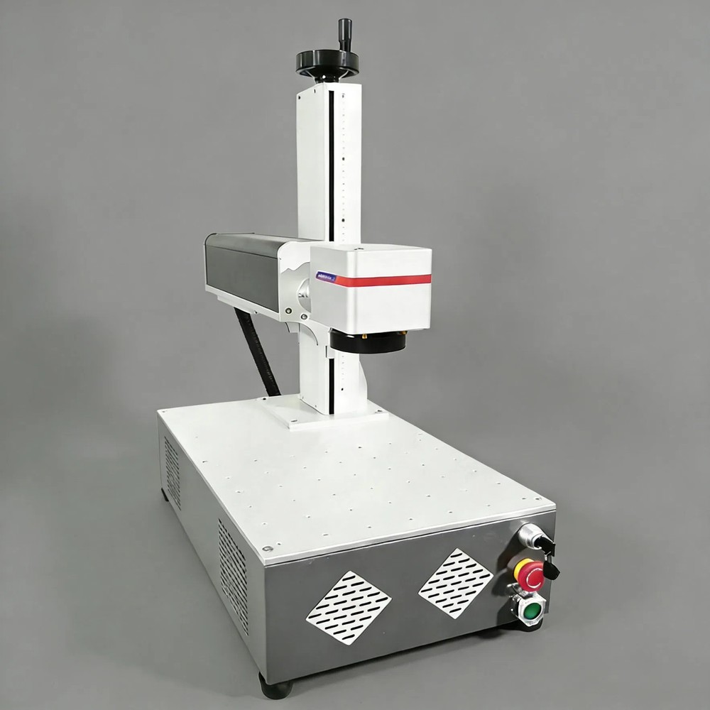 30W laser marking machine, metal engraving nameplate coding machine