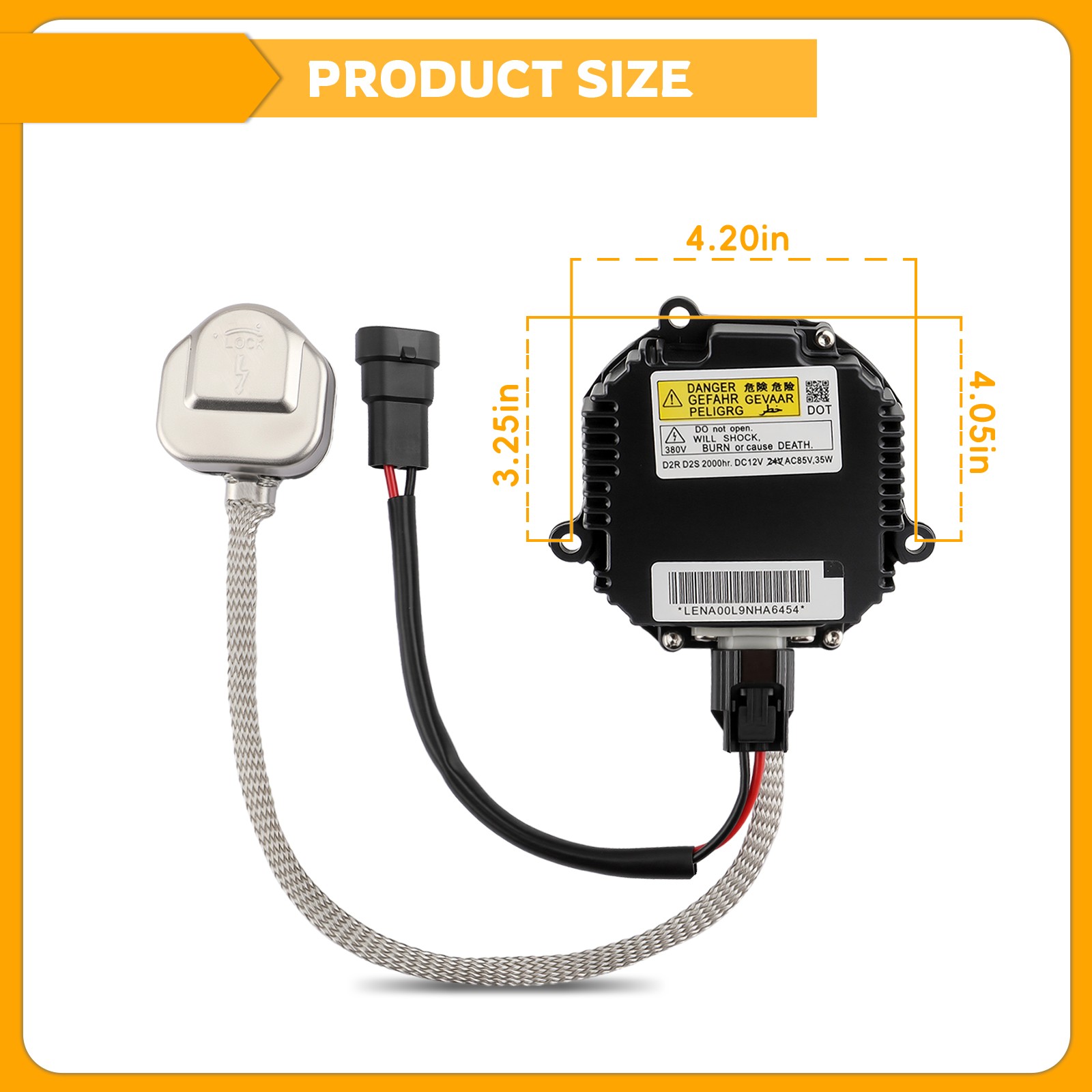 HID Xenon Headlight Ballast Control Module & Igniter & Bulb For Infiniti Nissan