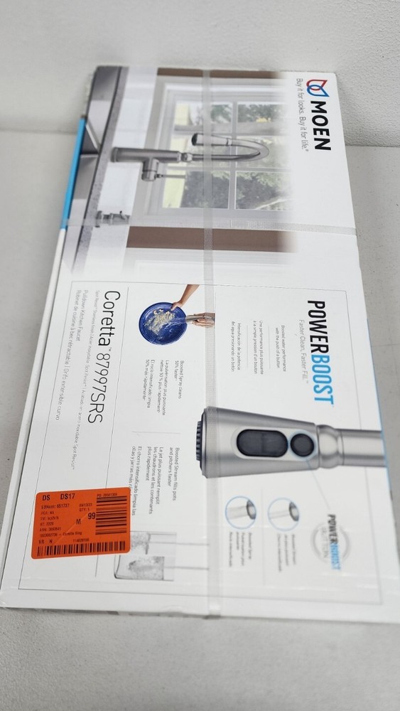Moen 87997SRS Coretta Pull-Down Kitchen Faucet with Power Boost