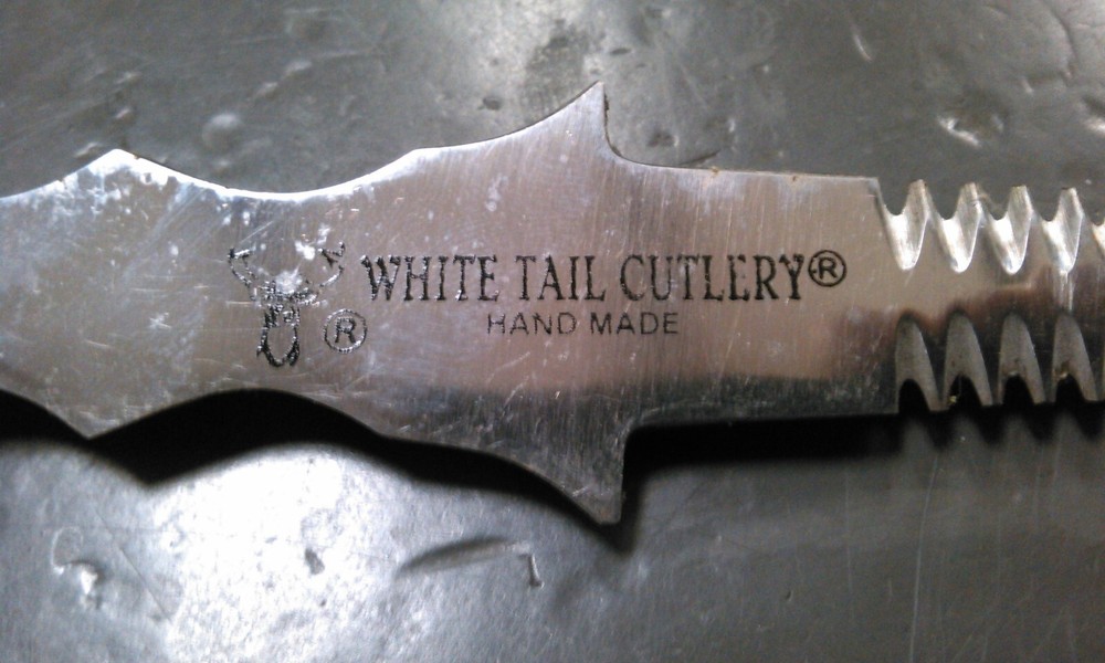 WHITE TAIL CUTLERY, HAND MADE DAGGER,