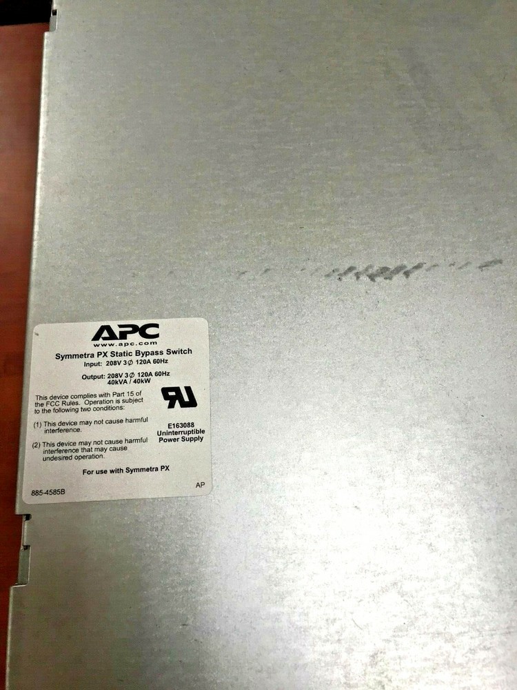 APC Symmetra PX Static Switch SYSW40KF 40KVA