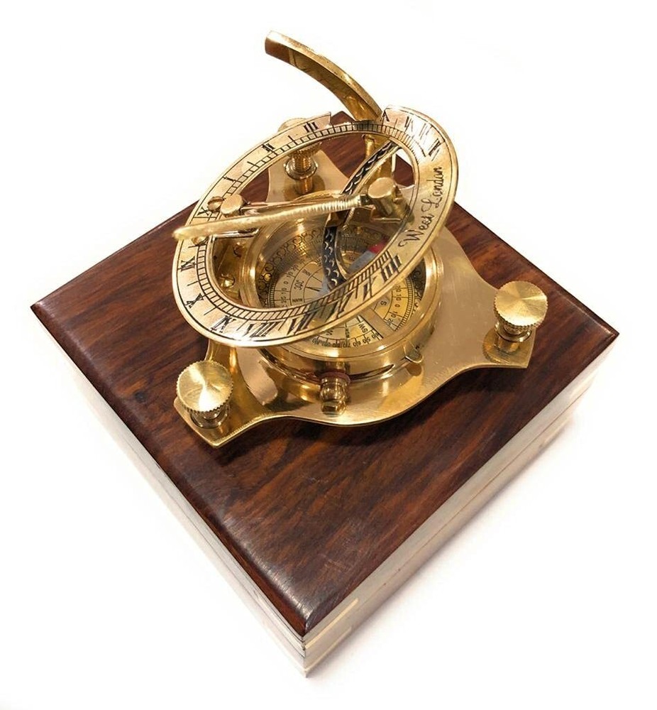 Sundial Compass Solid Brass Sun Dial