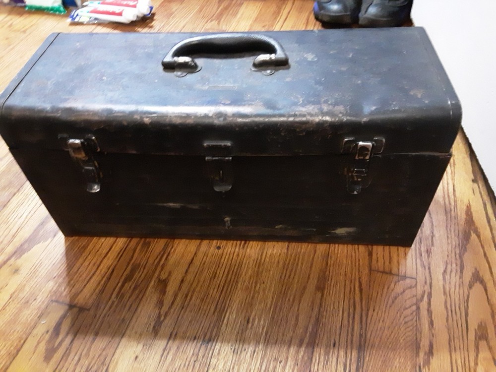 Antique Metal Tool Box
