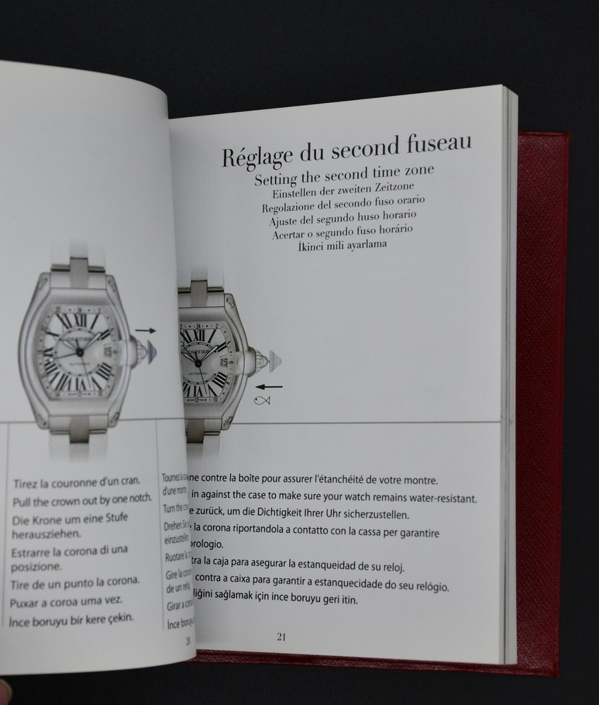 Cartier Instruction Booklet and DVD