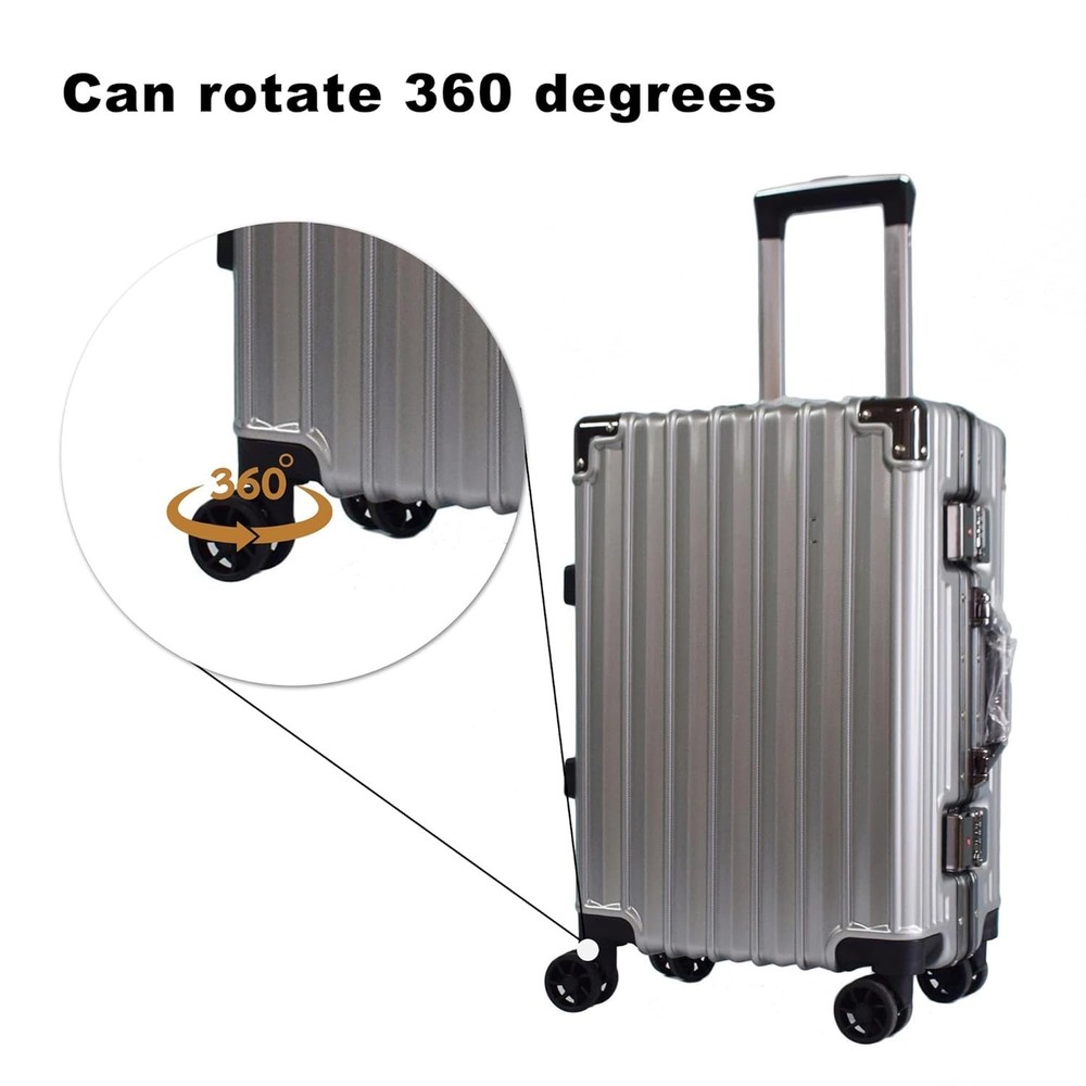 Silent Swivel Wheels for Multi-Surface Suitcases