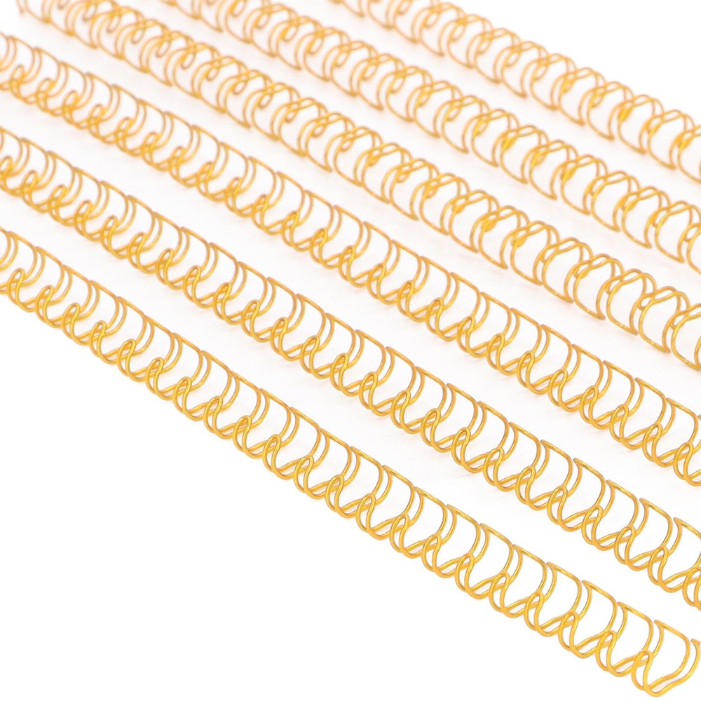 100Pcs Double Loop Wire Binding Spine Durable Set Kit For A4 Paper Popular