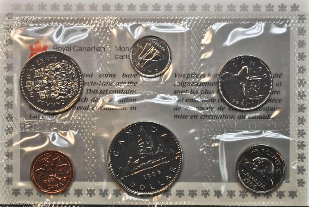 1986 Canada Uncirculated Proof-Like Set