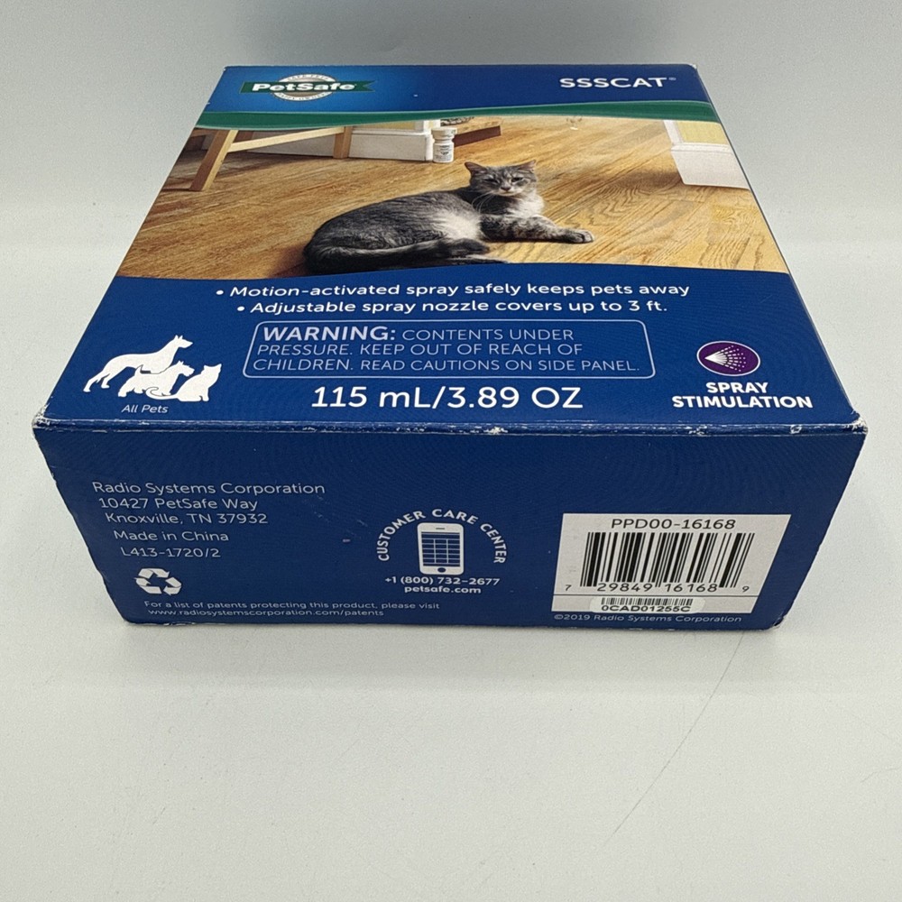 PetSafe Ssscat Motion Activated Spray Deterrent NIB Unopened