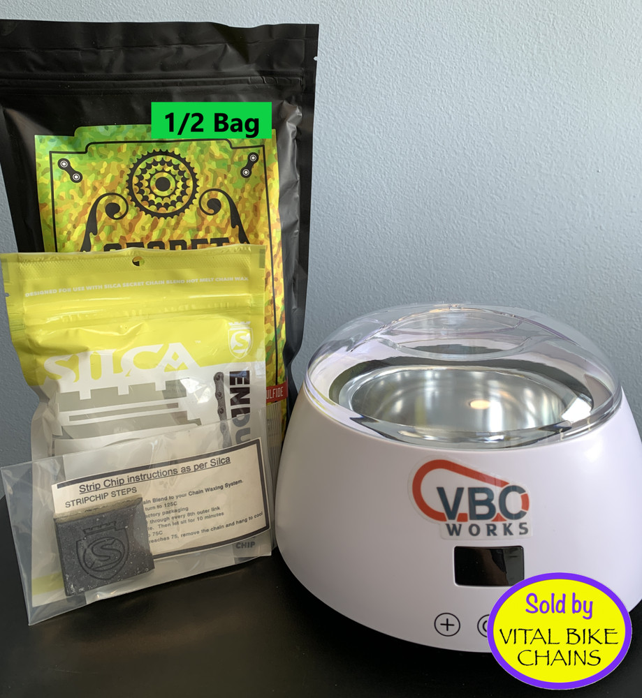 Chain Waxing Kit - Endurance Blend plus Strip Chip