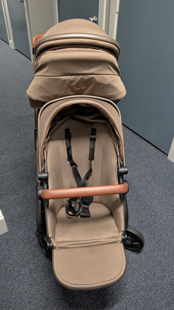 Silver Cross Wave 3 Stroller, Bassinet, Wave Board + Extra Accessories Brown