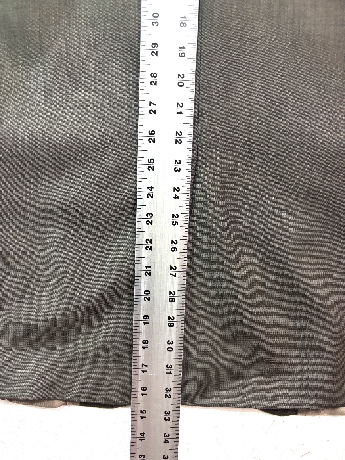 Ralph Lauren 44L 34x32 Green 2pc Pant Suit 100% Wool Pleated Cuffed Classic