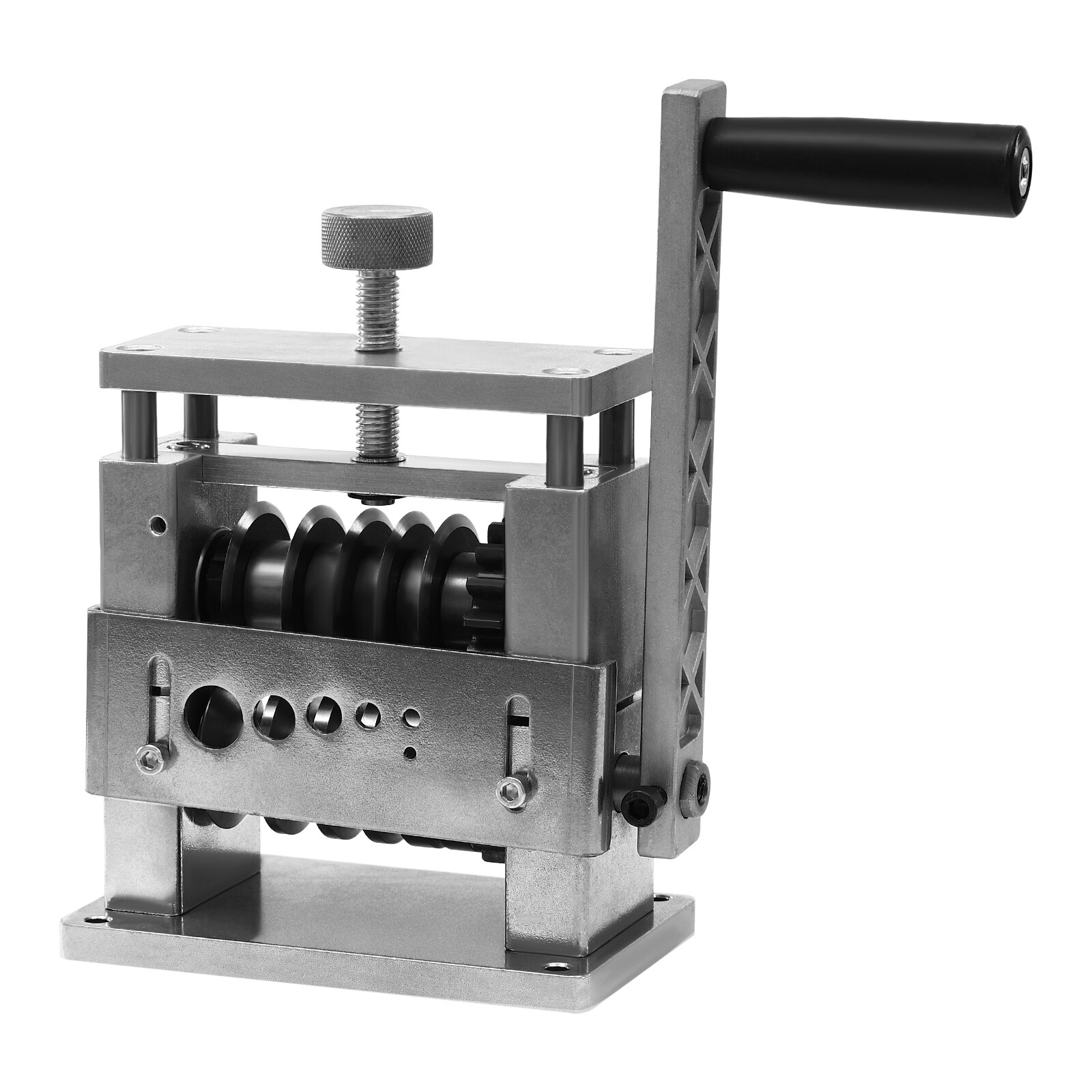 6 Holes Manual Cable Wire Stripping Machine Manual Wire Stripping Tool Silver