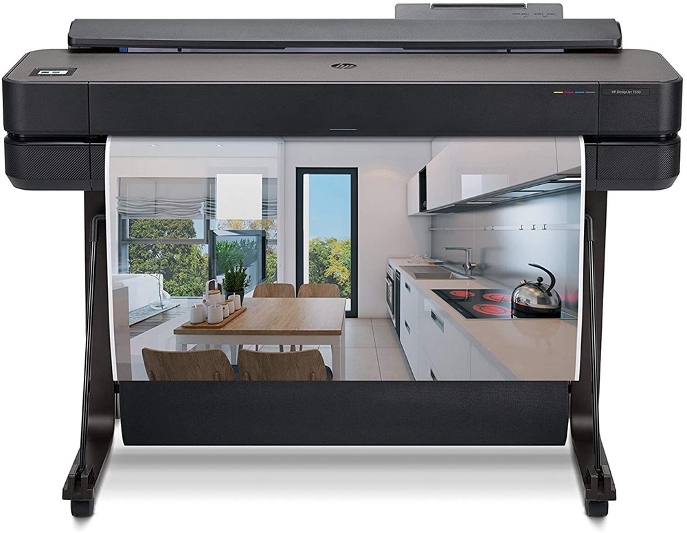 HP DesignJet T650 E-Size 36" Wide Large Format Cad Plotter RETAIL $2550 SAVE NOW