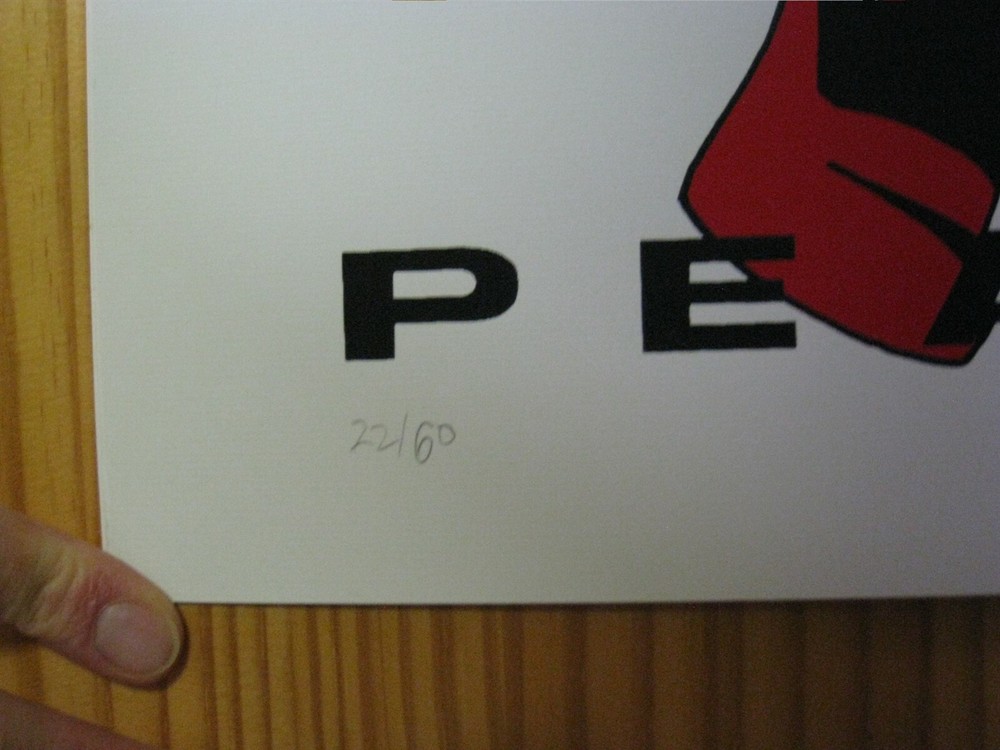 Zebrahead Poster Silkscreen Signed Numbered Civit Jet Lag Gemini