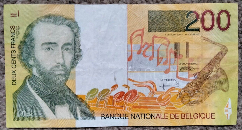 Belgium 200 Francs 1996 P148  VF+