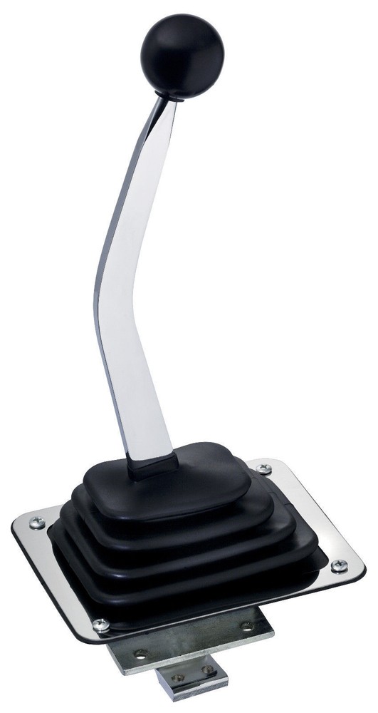 Chrome 3-4 Speed Automatic Floor Shifter 11 in. Plated Solid C-4 C-6 TH350 TH400