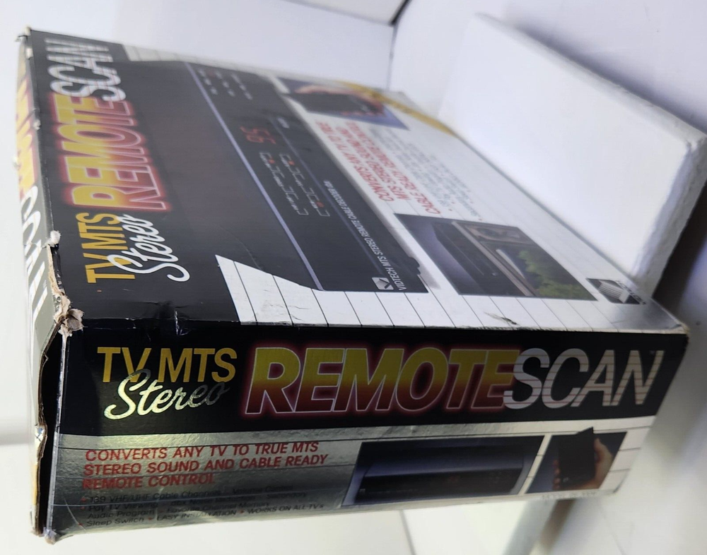 Vidtech MTS Stereo Remote Cable TV Television Decoder DBX RS-2001 Brand New