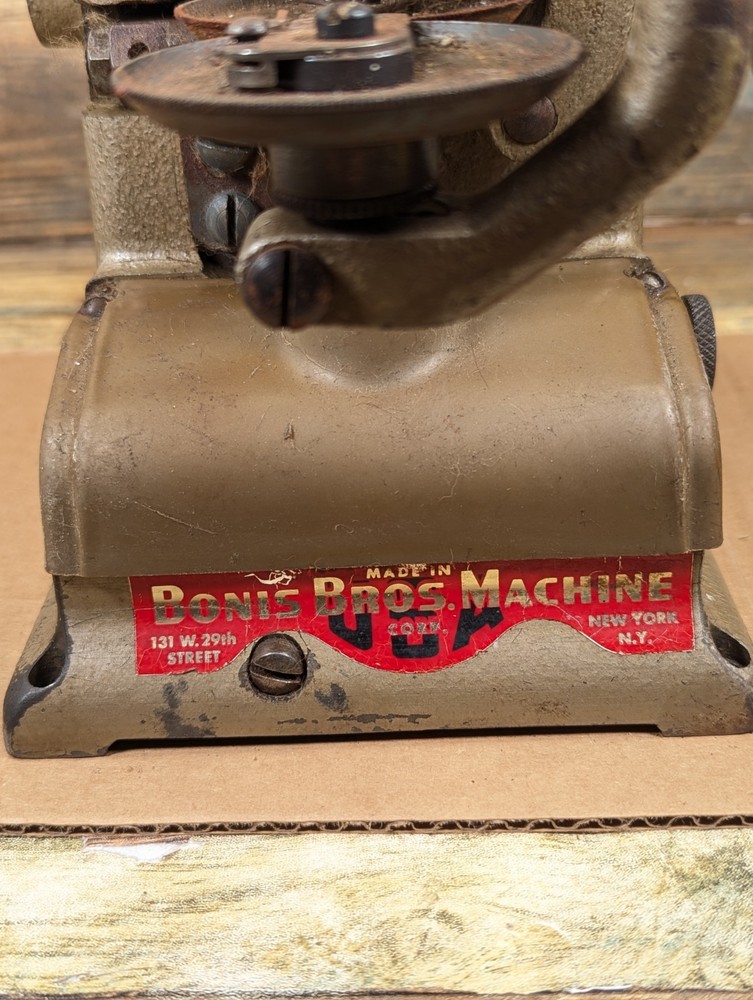 Bonis Never Stop Model A-21 Sewing Machine UNTESTED