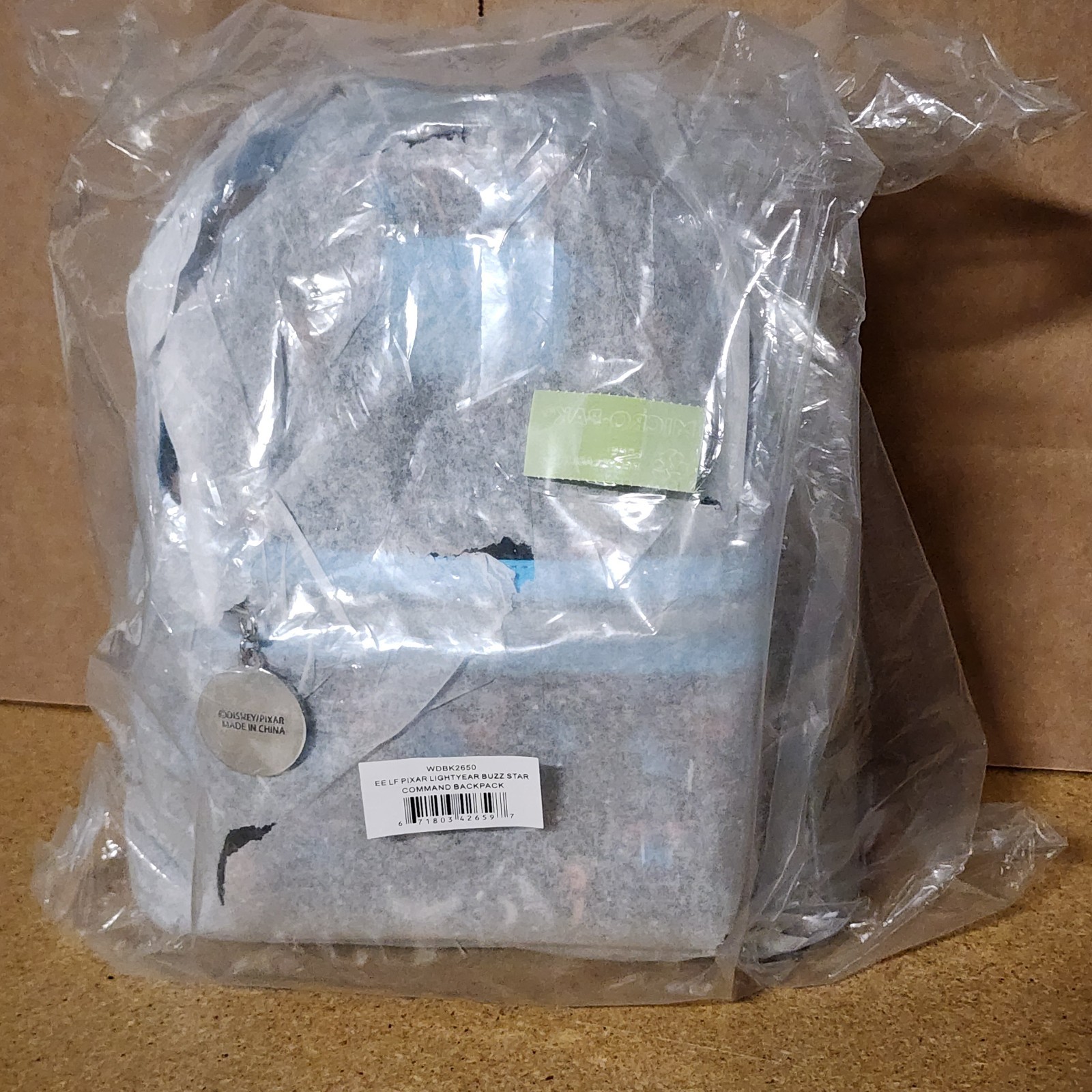 Pixar Lightyear Star Command Print Loungefly Mini-Backpack *new w/ tags